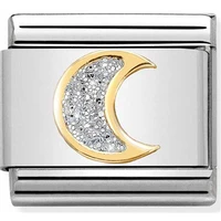 Moon Glitter Charm