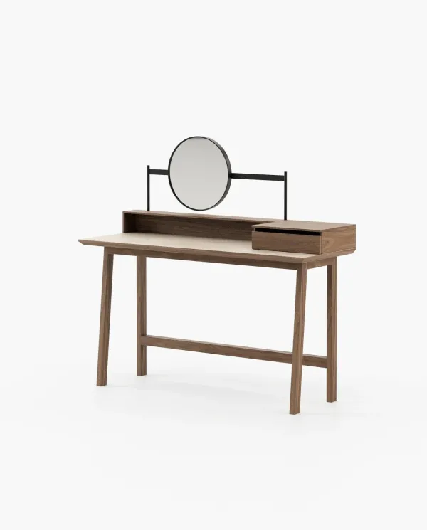 MORETON Dressing Table Walnut Veneer Matte