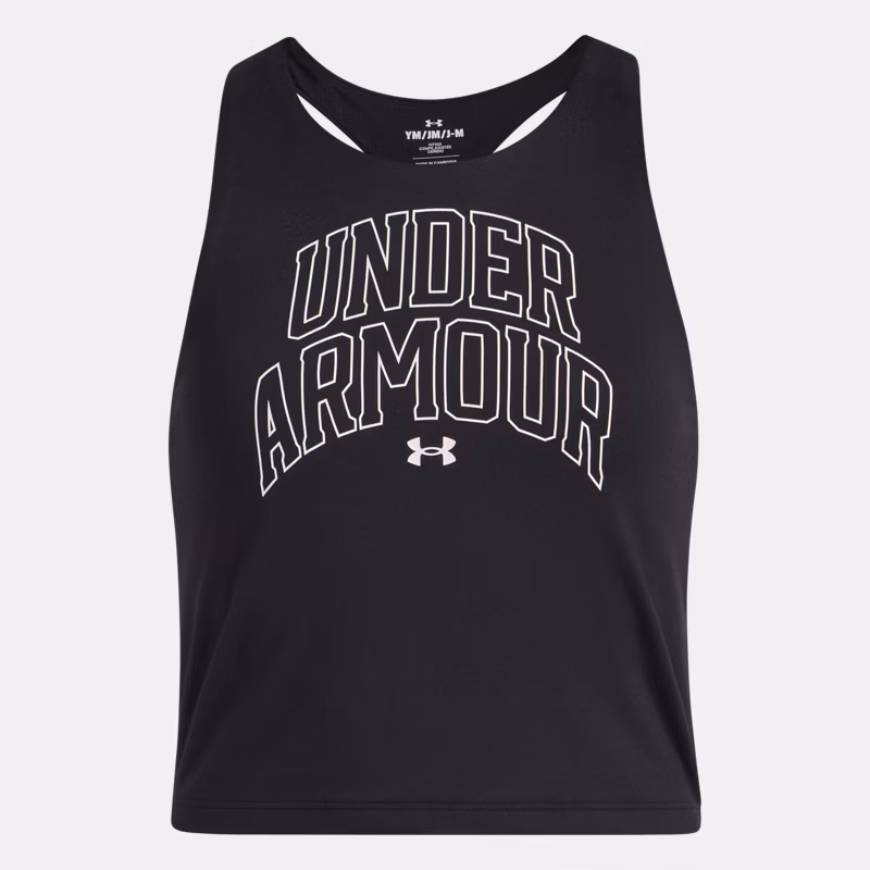 Motion Branded Girls Tank Black / White YSM ( 54 in)
