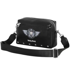 Motor Love-Fashion Shoulder Bag, Black, 23 x 15 cm