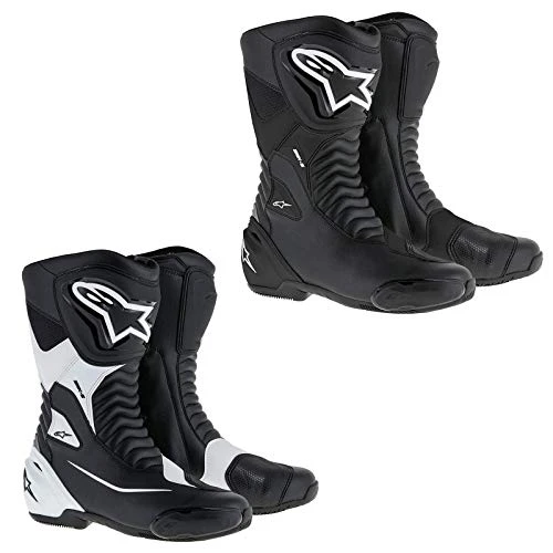 Motorcycle Boots-Smx S, Black, Size 42