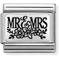 Mr & Mrs Flower Charm