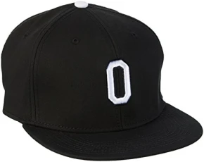 MSTRDS Letter Snapback O Baseball Cap, Black-Schwarz (O 1178,4630), One Size MSTRDS Letter Snapback O Baseball Cap, Black-Schwarz (O 1178,4630), One Size