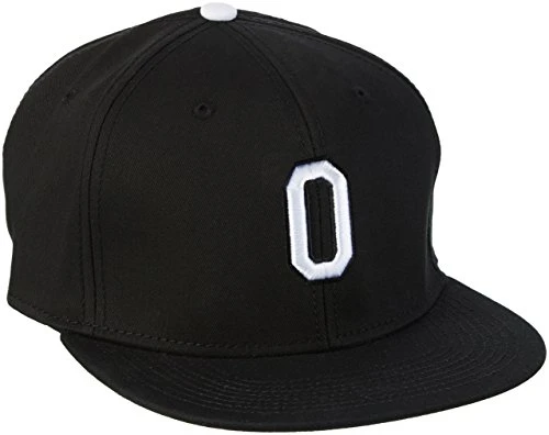 MSTRDS Letter Snapback O Baseball Cap, Black-Schwarz (O 1178,4630), One Size