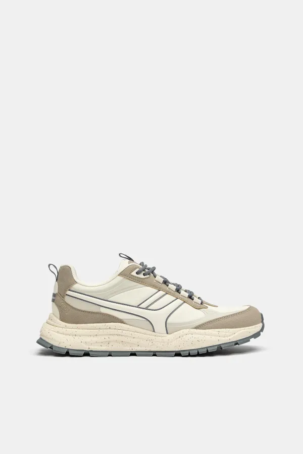 Multi-Piece Trainers - Ecru