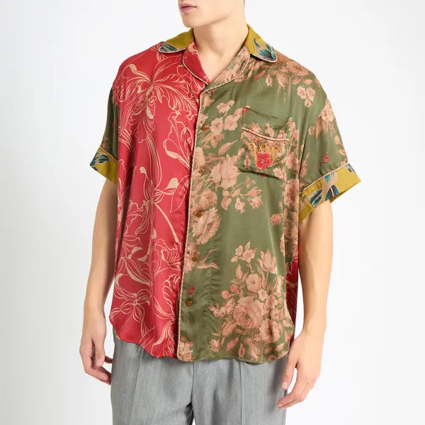 Multi Square Hawaiian Shirt - Multi