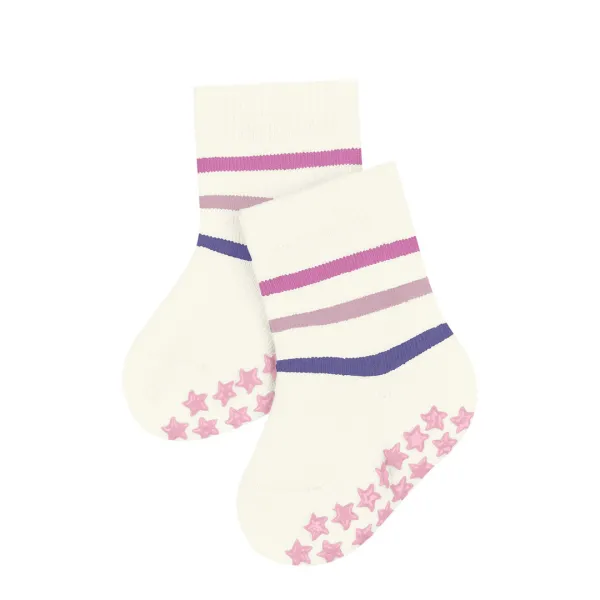 Multi Stripe Babies House socks - White