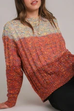 Multicolour Colorful Confetti Wool Ball Knitted Sweater ULTICOLOUR / / %POLYESTER+%ACRYLIC+%POLYAMIDE