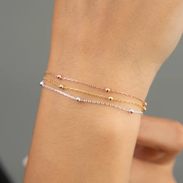 Multicolour Multicolour Silver Bracelet