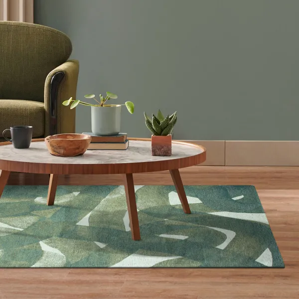 My way - Teal 140x200cm Rug Grey