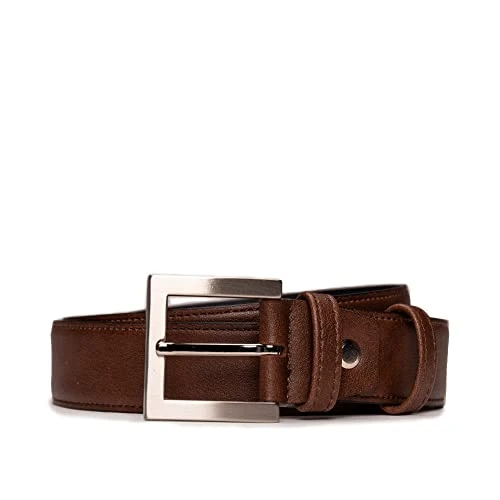 NAE Bruc Microfiber Men s Brown Vegan Belt