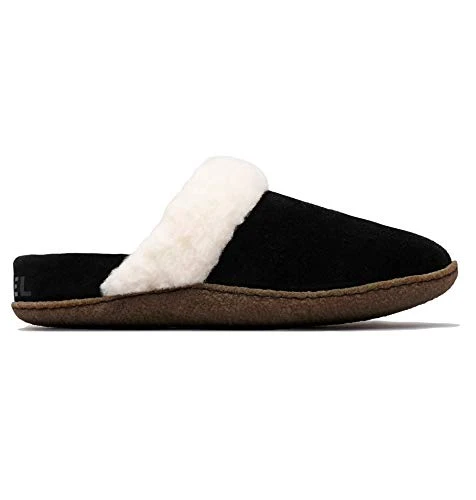 NAKISKA SLIDE II Women's Slippers, Black (Black x Natural), 4 UK