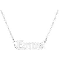 Name Necklace - Silver