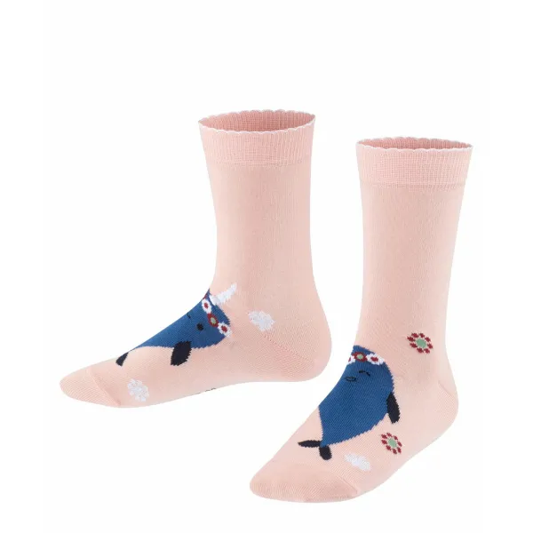 Narwhale Kids Socks - Red