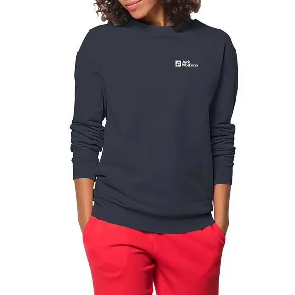 Navy Crew Neck Sweater - Blue