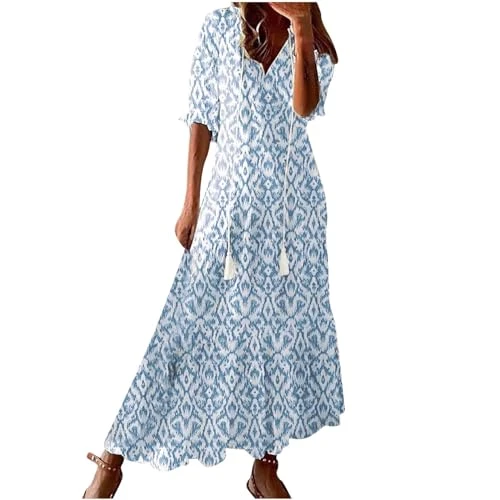 navy dresses for women UK, retro dresses for women UK, loose ting cotton summer midi dresses for wom