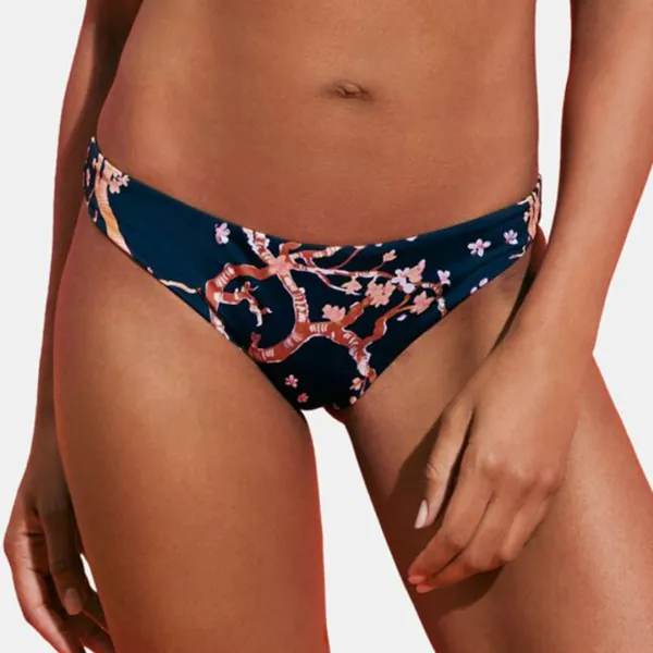 Navy Frise Bikini Brief - Blue
