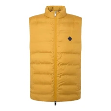 Navy High Neck Lightweight Gilet