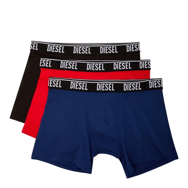 Navy Multi Sebastian Pack Boxers - Multi