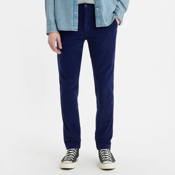 Navy Ocean Cavern Chinos - Blue
