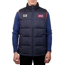 Navy Patch Logo Gilet