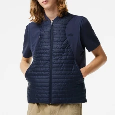 Navy Quilted Gilet