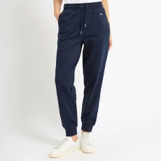 Navy Regular Shield Logo Joggers - Blue