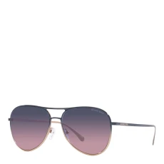 Navy Rose Gold Gradient Kona Sunglasses
