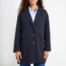 Navy Single Breasted Jacket