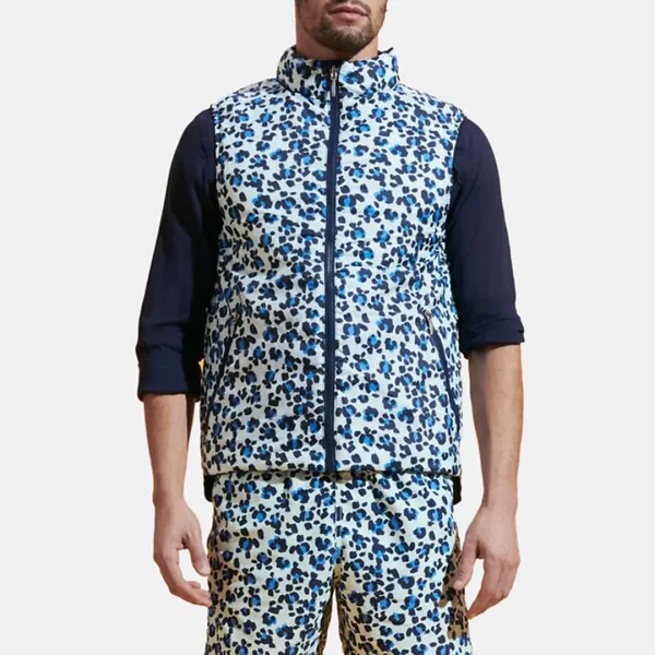 Navy Unisex Verglas Reversible Gilet - Multi