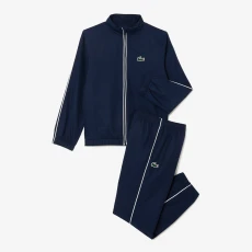 Navy/ White Stripe Tracksuit Jacket and Trouser Set ulti