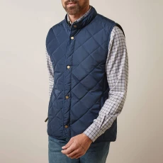 Navy Woodside Insulated Gilet