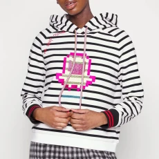 Navy/White Tamahood Cotton Stripe Jumper - Blue