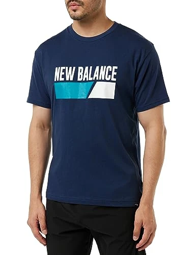 NB Sport Seasonal Graphic Short Sleeve Top, Team Teal, M