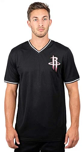 NBA Men's Game Time Soft Mesh Short Sleeve V-Neck Tee Shirt