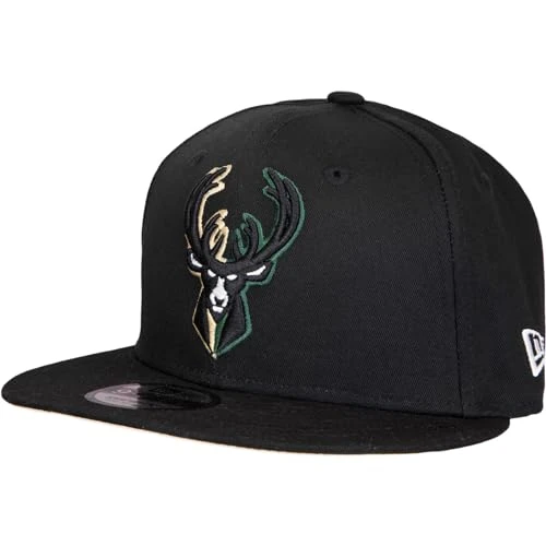 NBA Team Split Logo 9Fifty Cap, Milwaukee Bucks, S/M