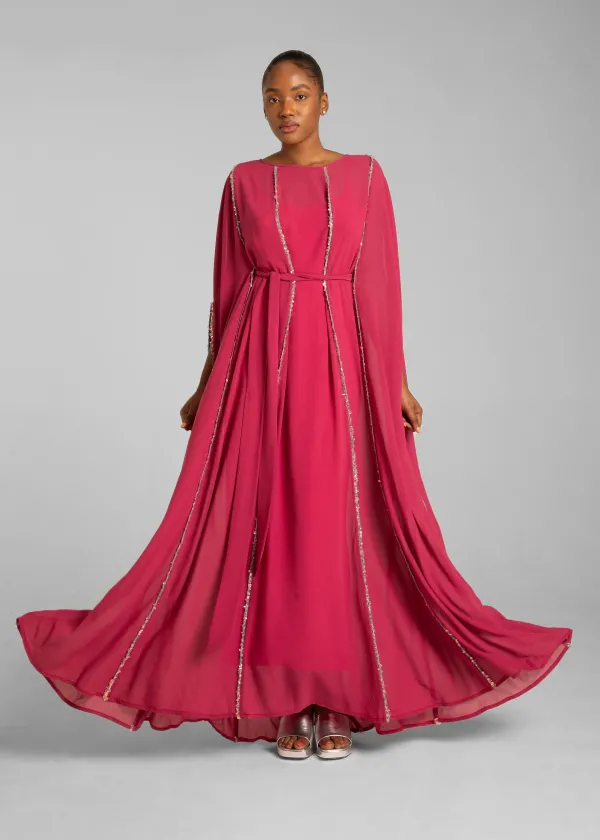 Nemesia Kaftan - Hot Pink