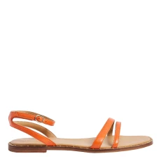 Neon Orange Studded Sandal