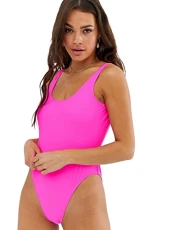 Neon Pink Backless One Piece Swimsuit High Leg sexy beach holiday XS S M L (as8, alpha, s, regular, regular) Neon Pink Backless One Piece Swimsuit High Leg sexy beach holiday XS S M L (as8, alpha, s, regular, regular)