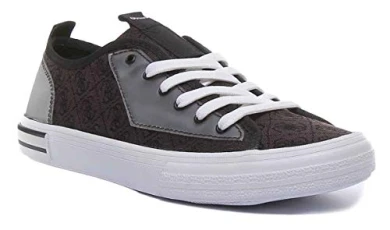 Nettuno Low Trainers Men Black/Grey - 9.5 - Low Top Trainers Shoes