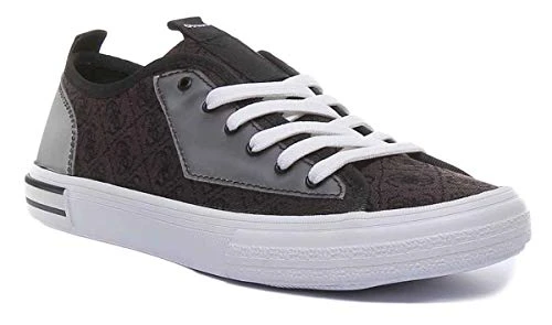 Nettuno Low Trainers Men Black/Grey - 9.5 - Low Top Trainers Shoes