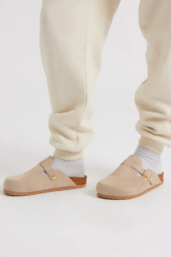 Neutral Closed Toe Clogs