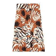 Never Been Better - Midi Skirt for Women - Midi Skirt - Women - M - Orange Never Been Better - Midi Skirt for Women - Midi Skirt - Women - M - Orange