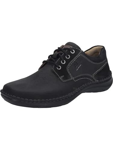 New Anvers 06 Men's Comfortable Shoes, Width K (Extra Wide), Interchangeable Footbed, Black 71 100, 10 UK