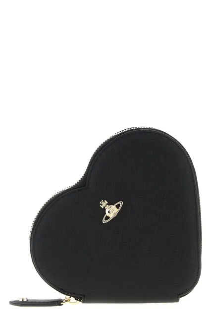 New Heart crossbody bag - Black
