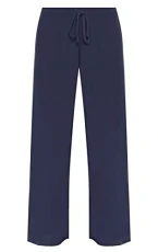 New Ladies Plus Size Palazzo Trousers Womens Baggy Flared Wide Leg Pants Navy Blue 18 New Ladies Plus Size Palazzo Trousers Womens Baggy Flared Wide Leg Pants Navy Blue 18