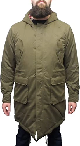 New London M51 Style Mod Fishtail Parka Olive Green L