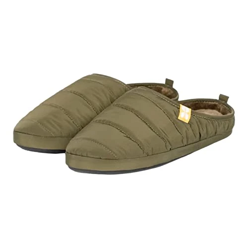 New Mens Boys Casual Mules Home Shoes Sandals Winter Warm Slippers by Jeanbase Olive 8
