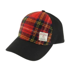 New Premium Harris Tweed Baseball Cap - Royal Stewart New Premium Harris Tweed Baseball Cap - Royal Stewart