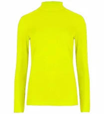 New Women Turtl Neck Tops-Yellow-16-18